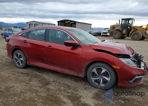 2020 Honda Civic Lx z USA, uszkodzony, nr VIN 2HGFC2F66LH593311